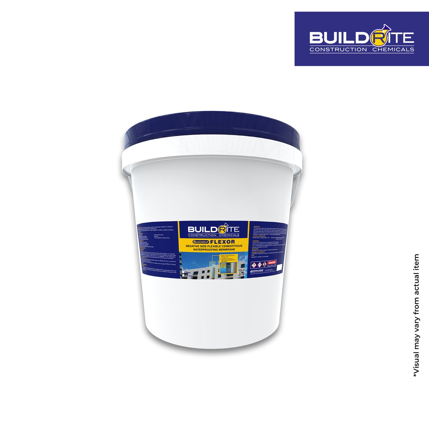 BUILDRITE BLOCKOUT FLEXOR - Negative Side Flexible Cementitious Waterproofing 2K
