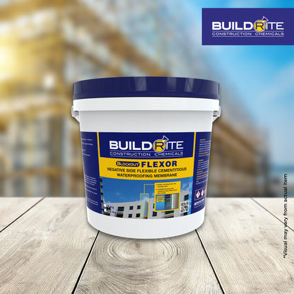 BUILDRITE BLOCKOUT FLEXOR - Negative Side Flexible Cementitious Waterproofing 2K