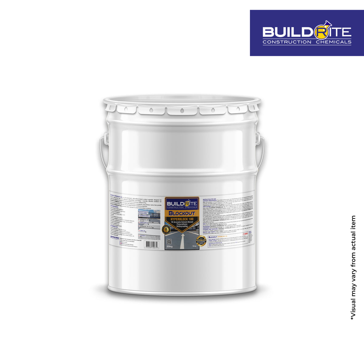 BUILDRITE HYPERBLOCK 100 - 1K Aromatic Solvent-Based Polyurethane Waterproofing