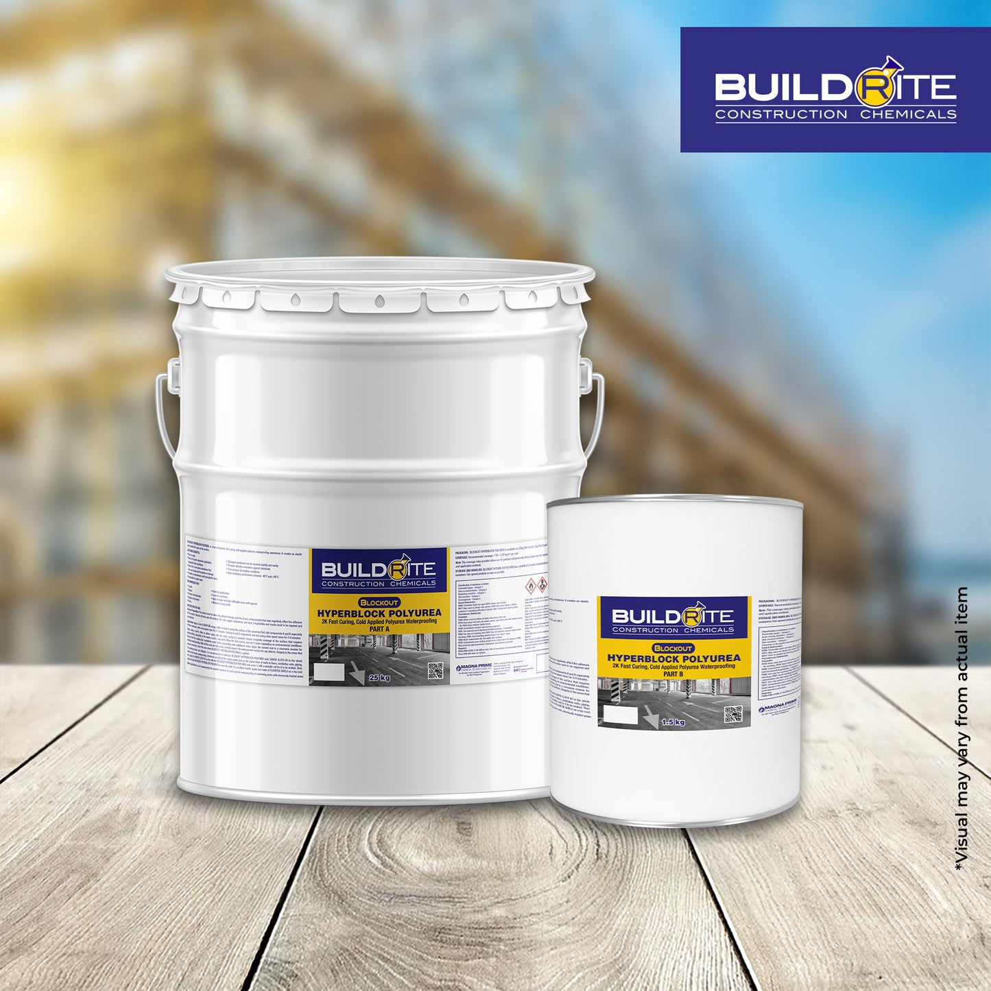 BLOCKOUT HYPERBLOCK POLYUREA - 2K Fast Curing, Cold Applied Polyurea Waterproofing