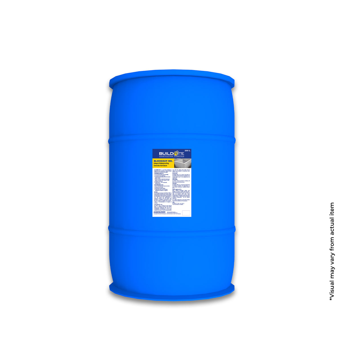 BUILDRITE BLOCKOUT IWL - Integral Waterproofing Concrete Admixture
