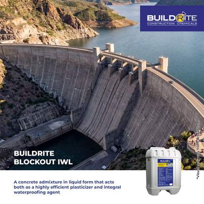 BUILDRITE BLOCKOUT IWL - Integral Waterproofing Concrete Admixture
