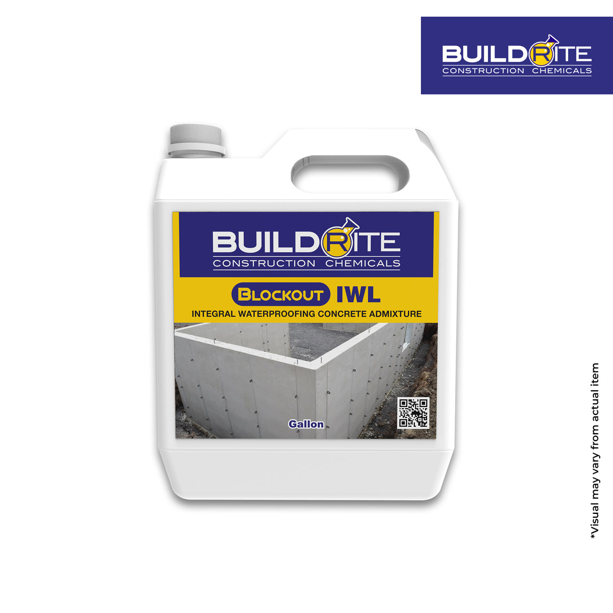 BUILDRITE BLOCKOUT IWL - Integral Waterproofing Concrete Admixture