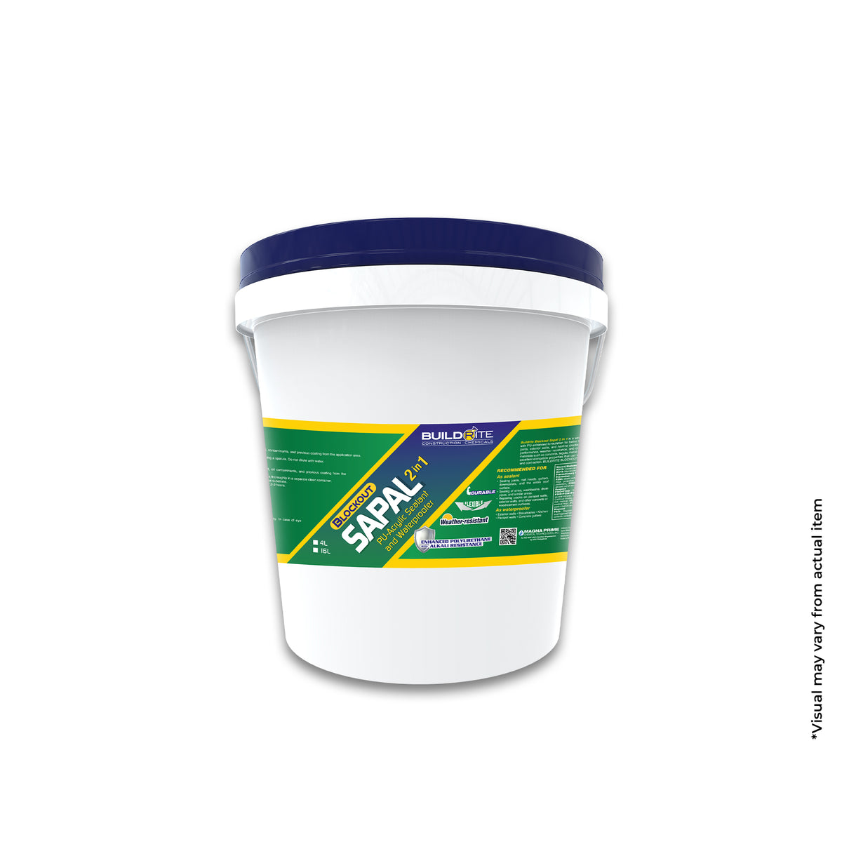 BUILDRITE BLOCKOUT SAPAL 2 IN 1 WITH PU WHITE - PU-Acrylic Sealant and Waterproofer