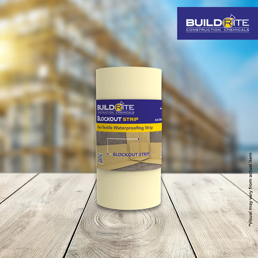 BUILDRITE BLOCKOUT STRIP 20CM x 10M ROLL - Geo-Textile Waterproofing Strip