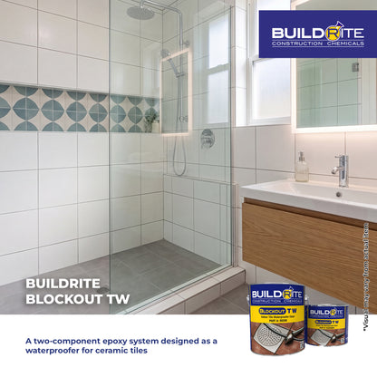 BUILDRITE BLOCKOUT TW - Indoor Epoxy Tile Waterproofer Clear