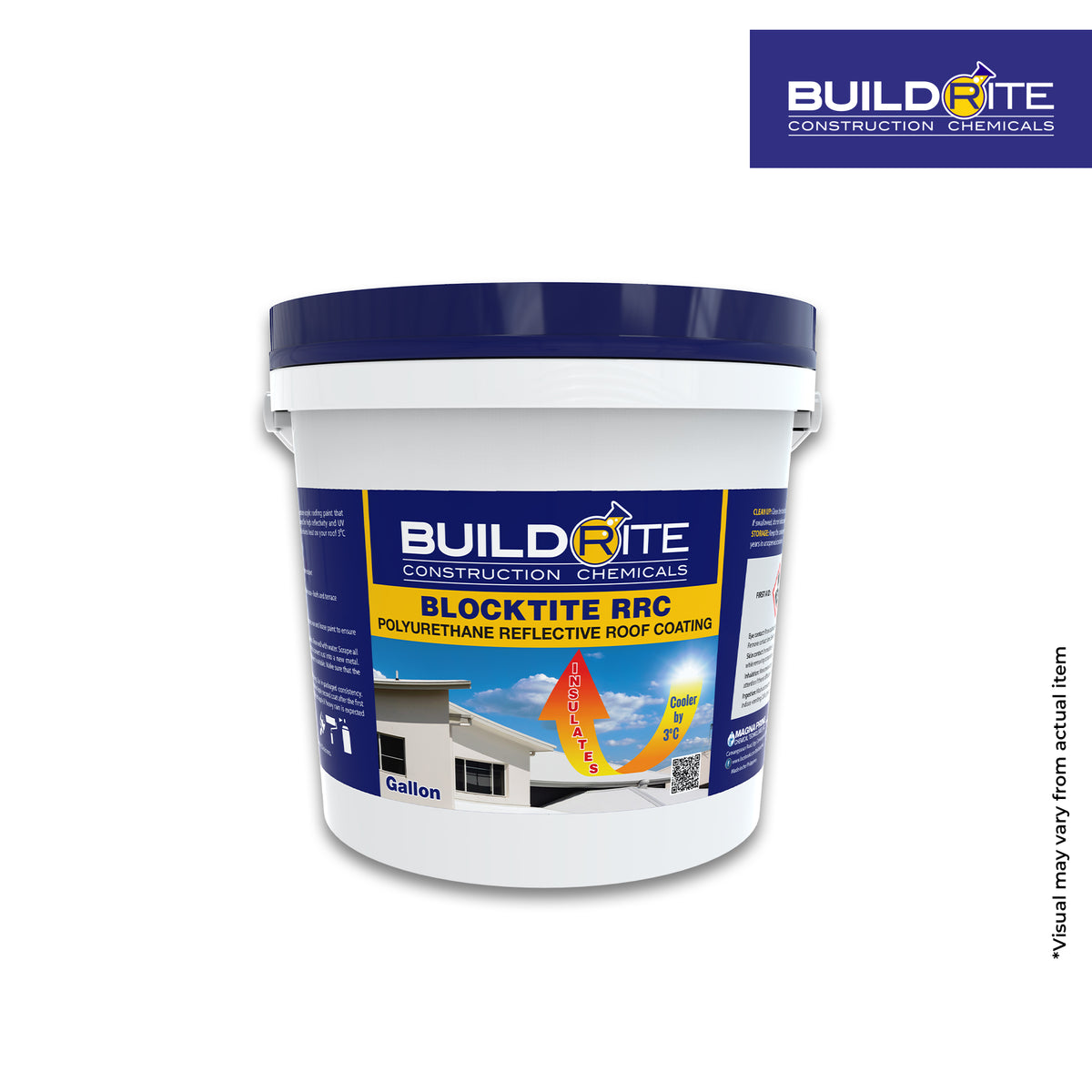 BUILDRITE BLOCKTITE RRC - Polyurethane Reflective Roof Coating