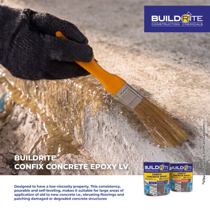 BUILDRITE CONFIX CONCRETE EPOXY LV - Low Viscosity Epoxy Bonding Agent for Old to New Concrete