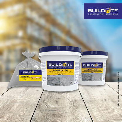BUILDRITE CONFIX EC - 3-Part Cement and Epoxy Combination Mortar for Self-smoothing Floor Screed of 1.5 to 3mm Thickness