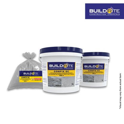 BUILDRITE CONFIX EC - 3-Part Cement and Epoxy Combination Mortar for Self-smoothing Floor Screed of 1.5 to 3mm Thickness