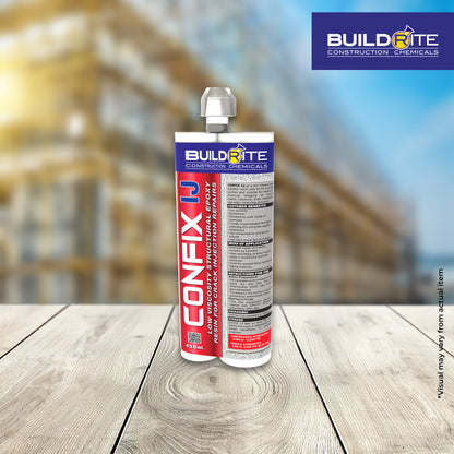 BUILDRITE CONFIX IJ - Low Viscosity Structural Epoxy Resin for Crack Injection Repairs
