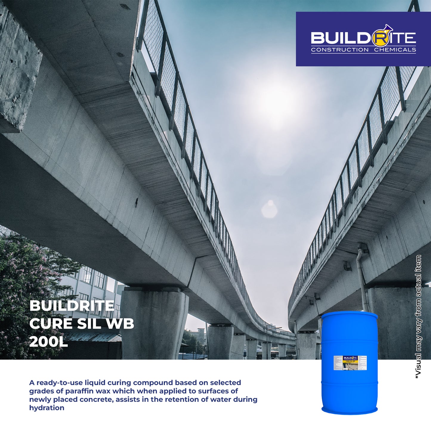 BUILDRITE CURESIL WB 200L/DRUM - Curing Compound Wax Base