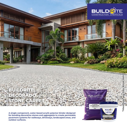 BUILDRITE FLOORTEK DECORADO STONE CARPET (BINDER) - Permeable Stone Carpet Binder