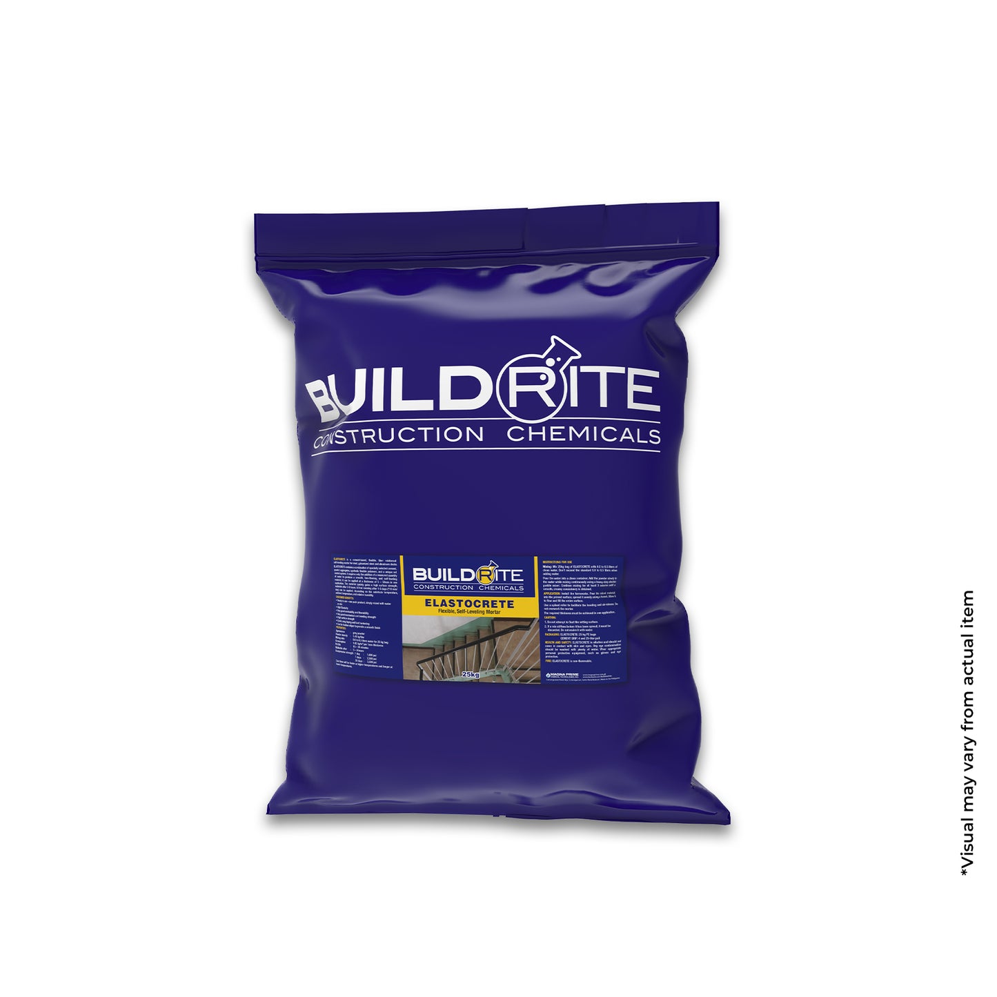 BUILDRITE ELASTOCRETE - Flexible, Self-Leveling Mortar