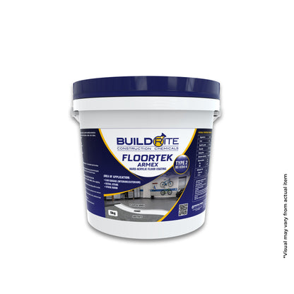BUILDRITE FLOORTEK ARMEX 5KG - Water-Based UV Resistant Floor Coating