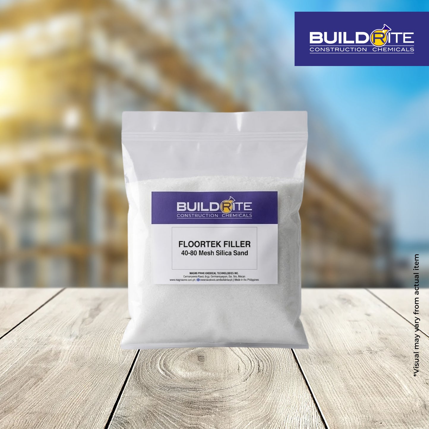 BUILDRITE FLOORTEK FILLER - Sand for Broadcast Flooring Systems