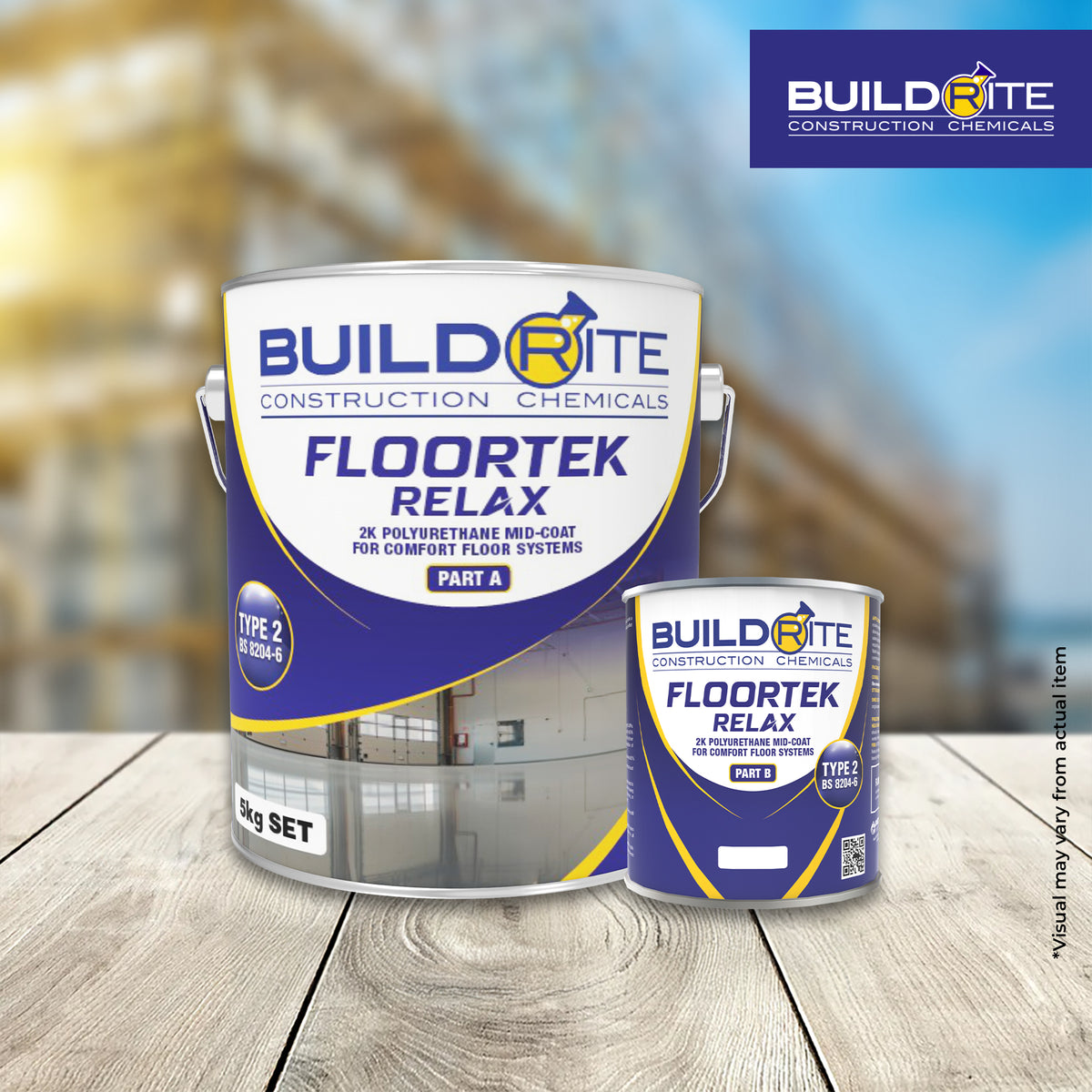 BUILDRITE FLOORTEK RELAX - 2K Polyurethane Mid-coat for Comfort Floor Systems