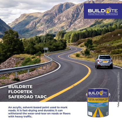 BUILDRITE FLOORTEK SAFEROAD TARC - Traffic Acrylic Reflectorized Coating