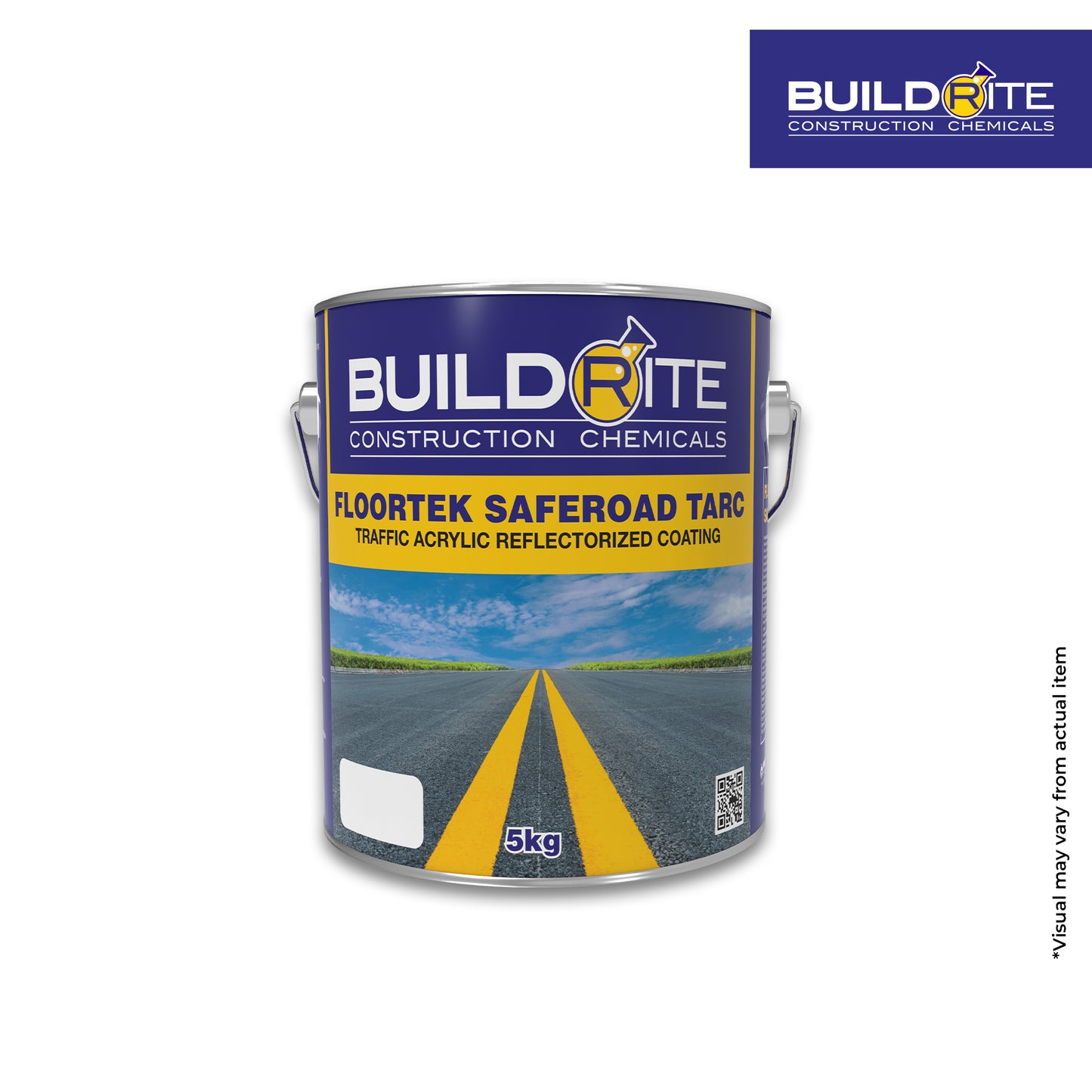 BUILDRITE FLOORTEK SAFEROAD TARC - Traffic Acrylic Reflectorized Coating