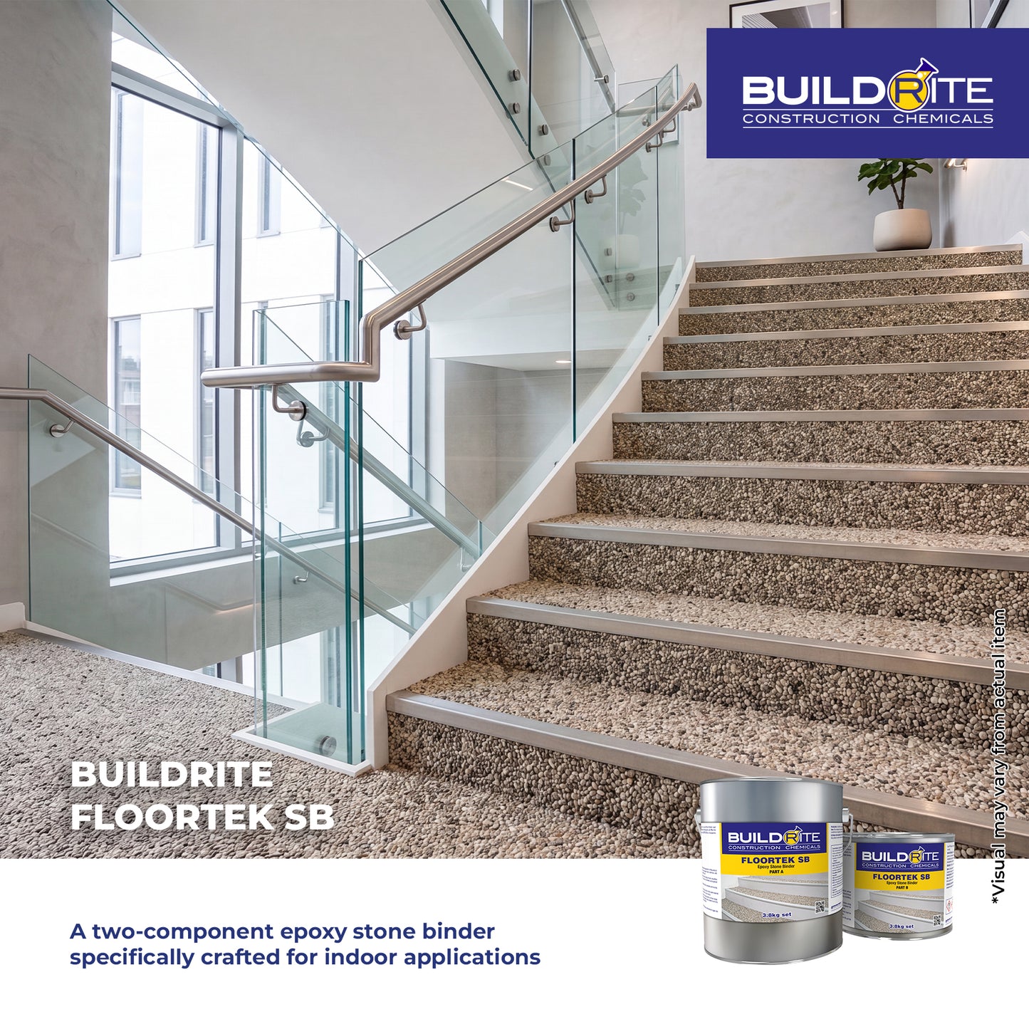 BUILDRITE FLOORTEK SB 3.8KG SET - Epoxy Stone Binder