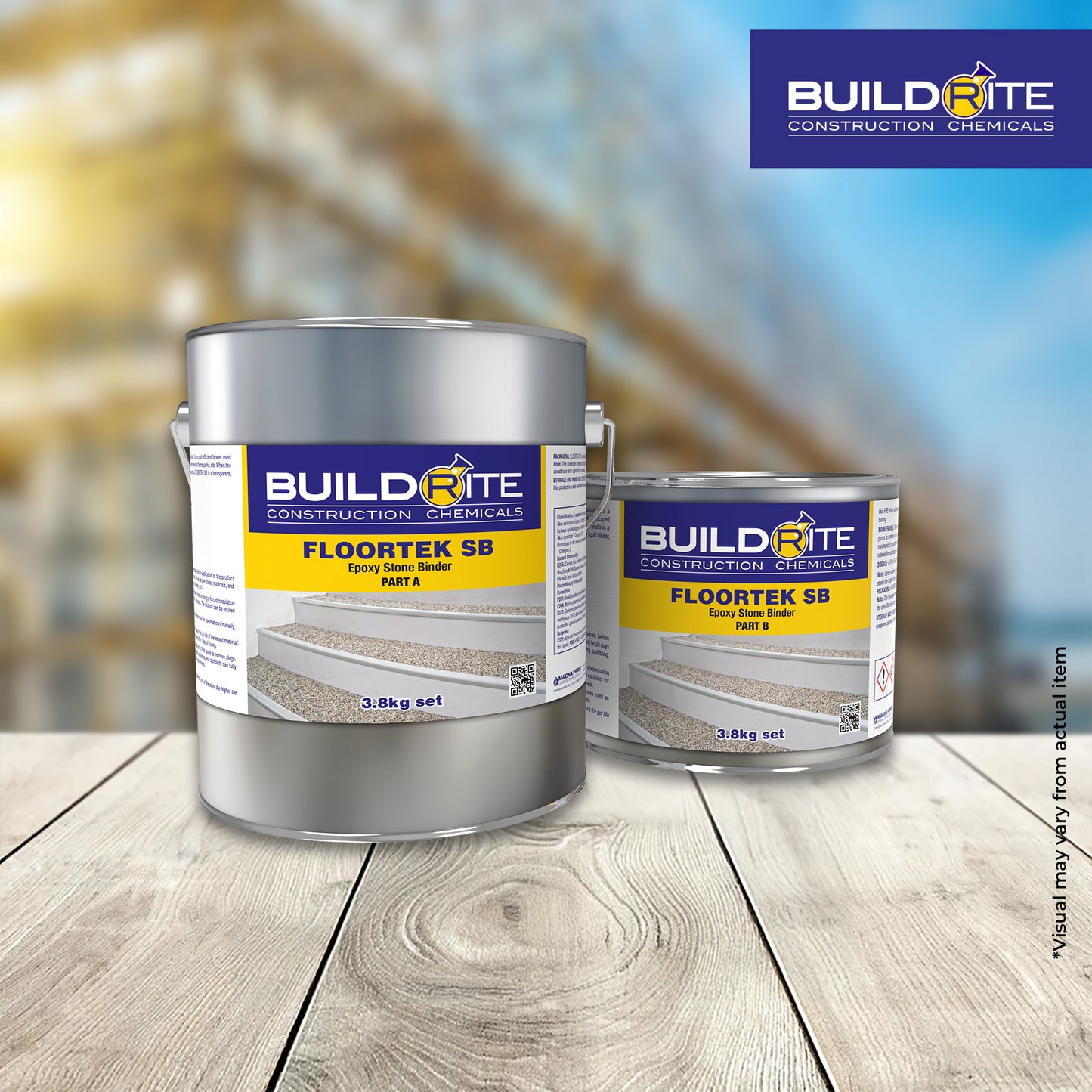BUILDRITE FLOORTEK SB 3.8KG SET - Epoxy Stone Binder