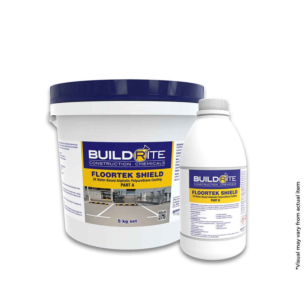 BUILDRITE FLOORTEK SHIELD - 2K Water-based Aliphatic Polyurethane Coating