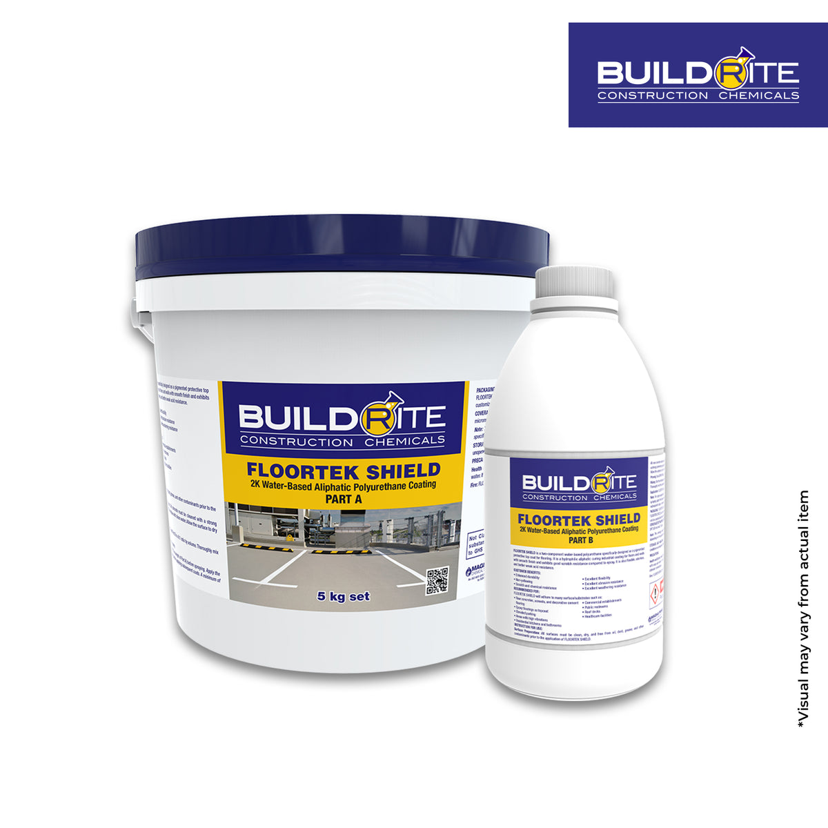 BUILDRITE FLOORTEK SHIELD - 2K Water-based Aliphatic Polyurethane Coating