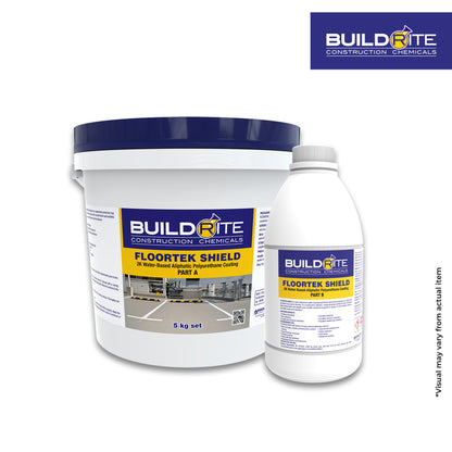 BUILDRITE FLOORTEK SHIELD - 2K Water-based Aliphatic Polyurethane Coating
