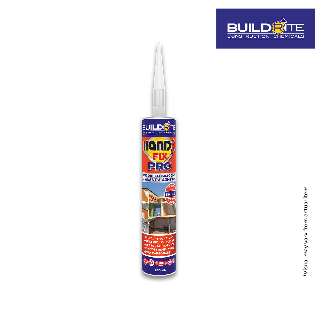 BUILDRITE HANDYFIX PRO - Heavy Duty Adhesive and Sealant