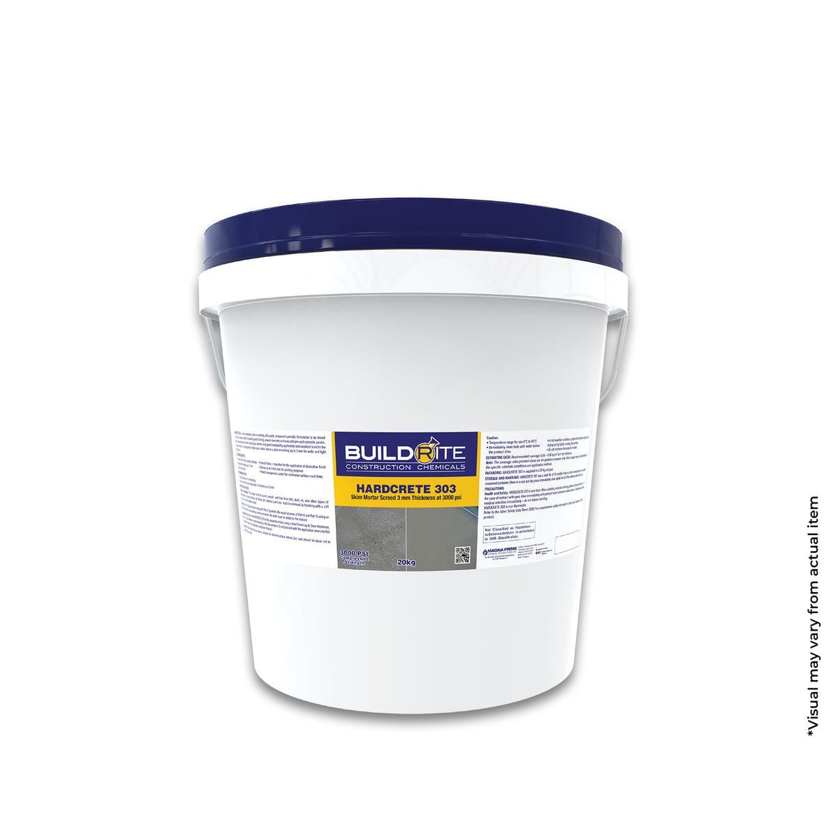 BUILDRITE HARDCRETE 303 - Skim Mortar Screed 3 MM Thickness at 3000 PSI