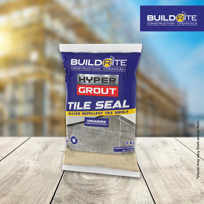 BUILDRITE HYPERGROUT TILE SEAL 2KG - Water Repellent Tile Grout