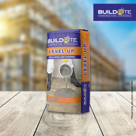 BUILDRITE LEVEL UP 410 - Self-Leveling Compound 10-25mm Thickness at 4000 psi
