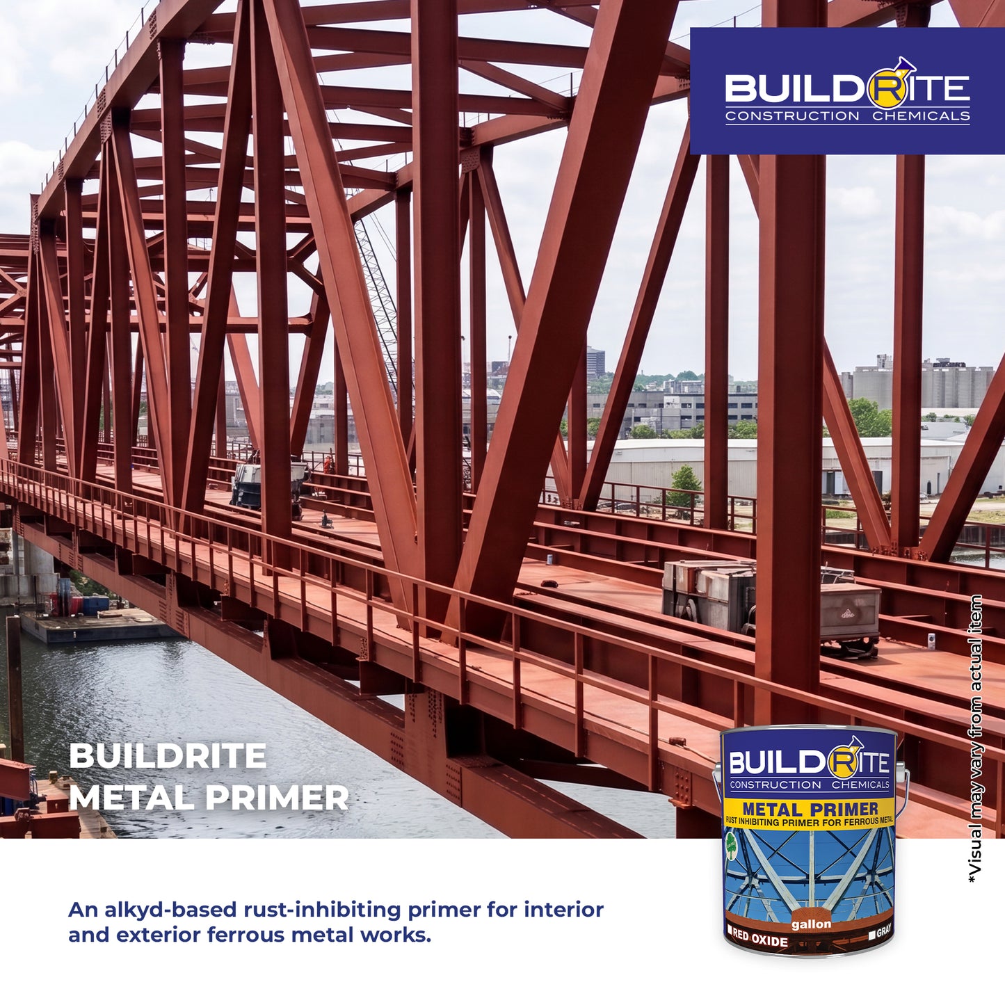 BUILDRITE METAL PRIMER - Rust Inhibiting Primer for Ferrous Metal