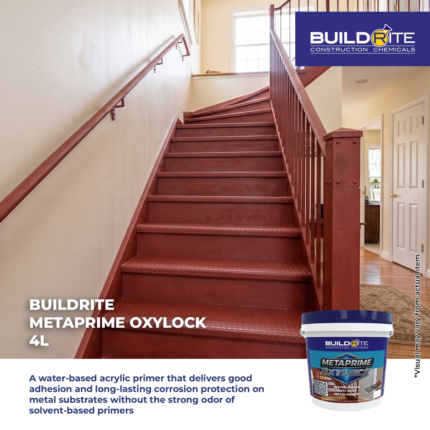 BUILDRITE METAPRIME OXYLOCK RED OXIDE