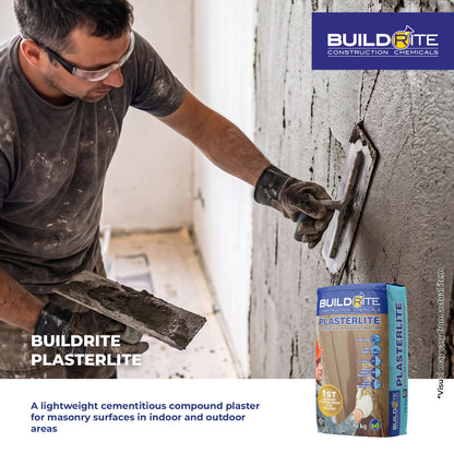 BUILDRITE PLASTERLITE - Lightweight Plastering Mortar