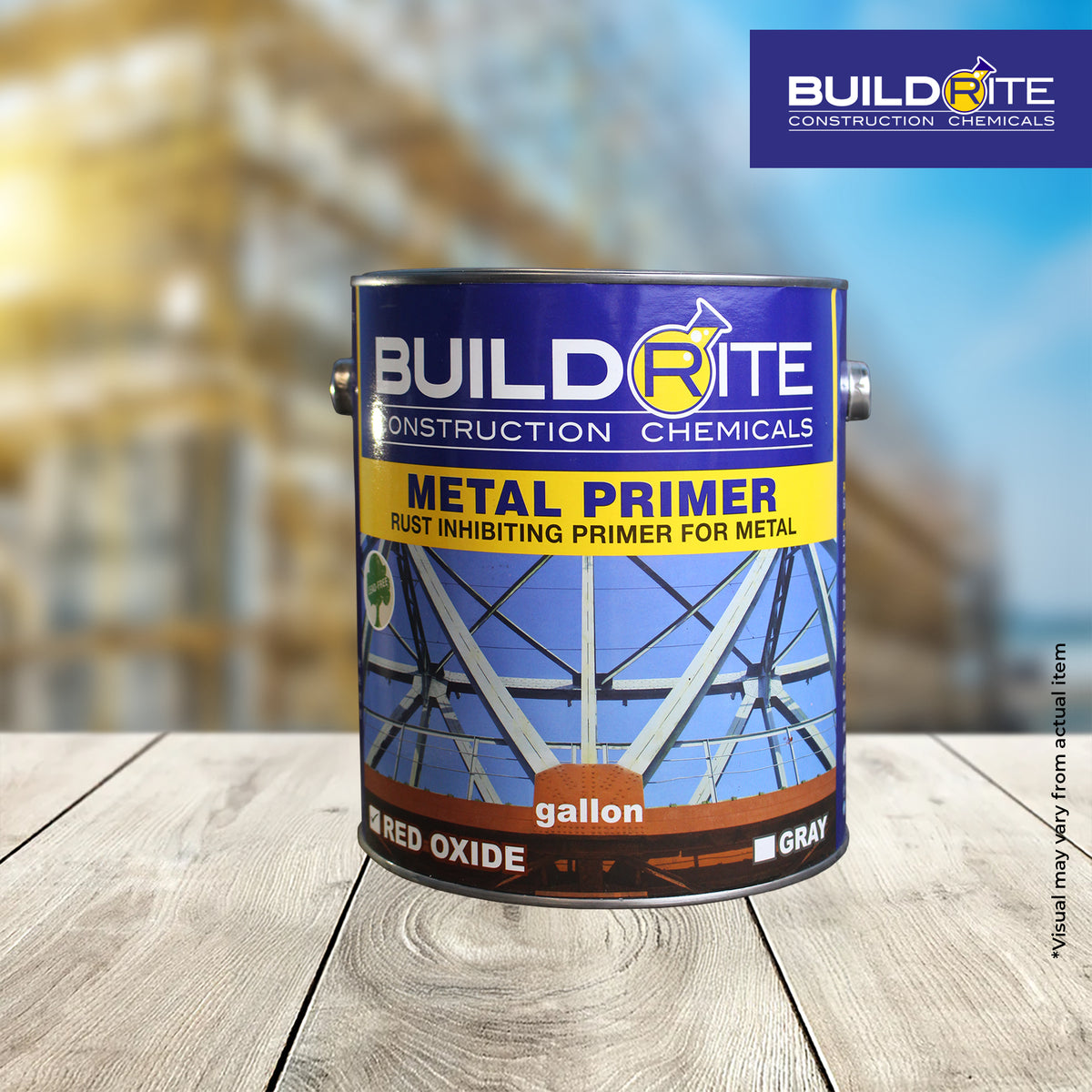 BUILDRITE METAL PRIMER GRAY - Solvent Mixture for Epoxy