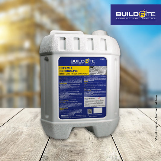 BUILDRITE RITEMIX BLOCKSAVE - Cement Saver for Semi-Dry Concrete