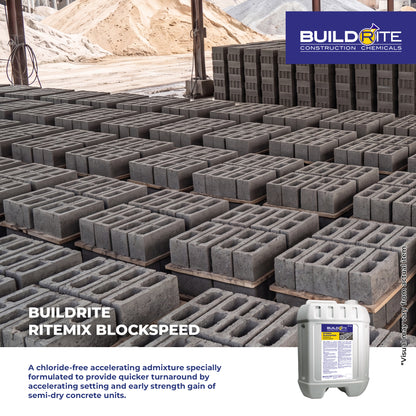 BUILDRITE RITEMIX BLOCKSPEED - Accelerator for Semi-Dry Concrete