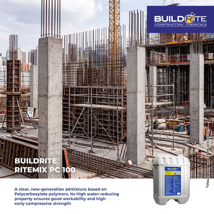 BUILDRITE RITEMIX PC 100 - High-Performance PC Polymer-based Admixture 3,000-4,000 psi