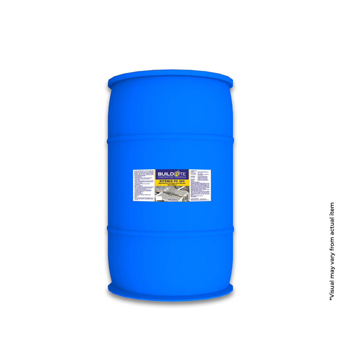 BUILDRITE RITEMIX PC 200 - High-Performance PC Polymer-based Admixture for 4,000-6,000 PSI