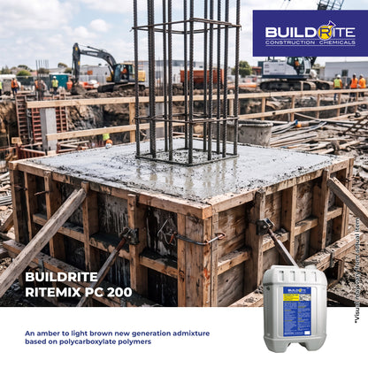 BUILDRITE RITEMIX PC 200 - High-Performance PC Polymer-based Admixture for 4,000-6,000 psi
