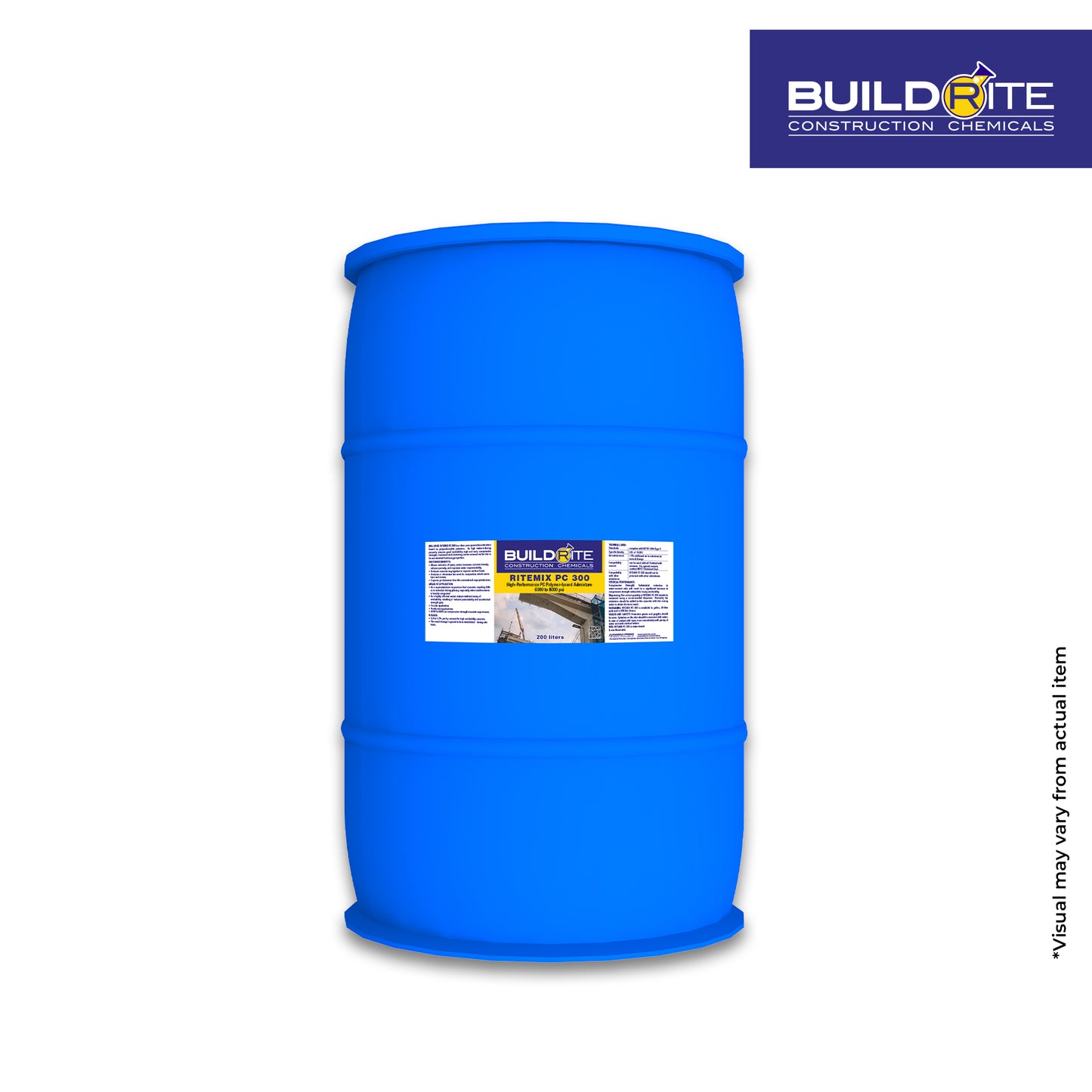 BUILDRITE RITEMIX PC 300 - High-Performance PC Polymer-based Admixture 7,000-8,000 psi