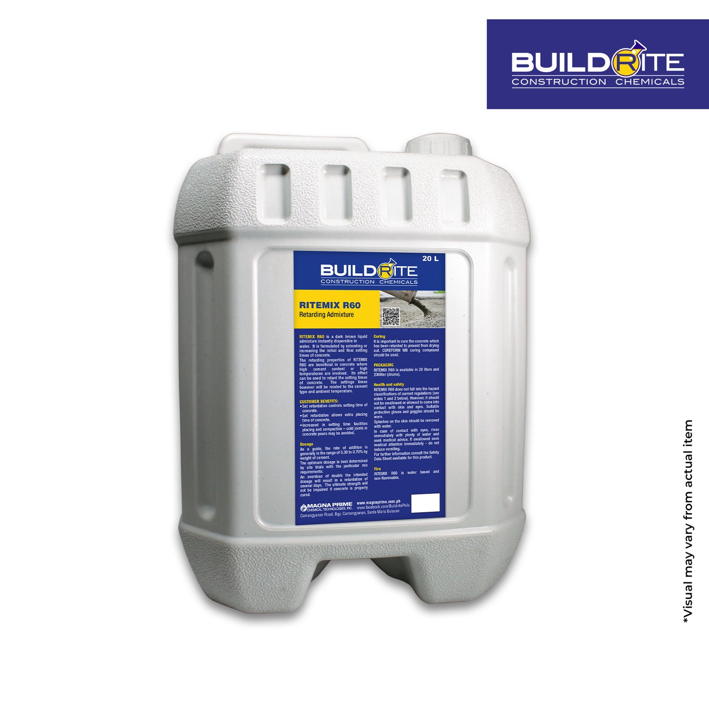 BUILDRITE RITEMIX R60 - Retarding Admixture