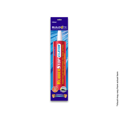 BUILDRITE STOPGAP RUBBERSTOP CLEAR - Rubber Sealant for Roofing, Nail Heads, Gutters, Downspouts, and Plumbings