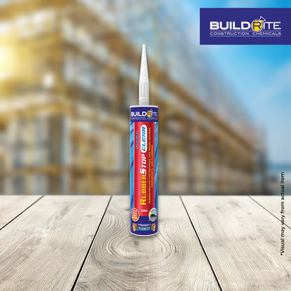 BUILDRITE STOPGAP RUBBERSTOP CLEAR - Rubber Sealant for Roofing, Nail Heads, Gutters, Downspouts, and Plumbings