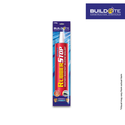 BUILDRITE STOPGAP RUBBERSTOP (GRAY) - Weather Resistant Silicone Sealant