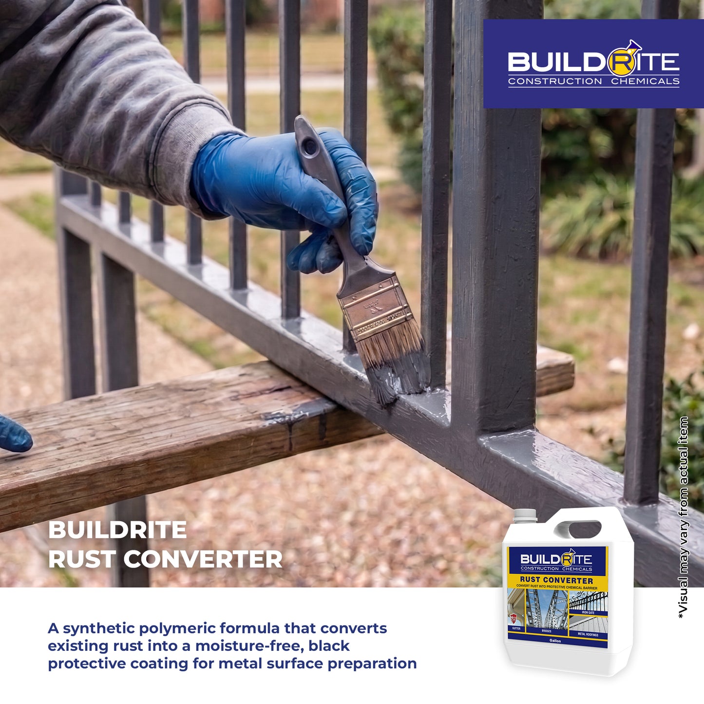 BUILDRITE RUST CONVERTER - Convert Rust into Protective Chemical Barrier