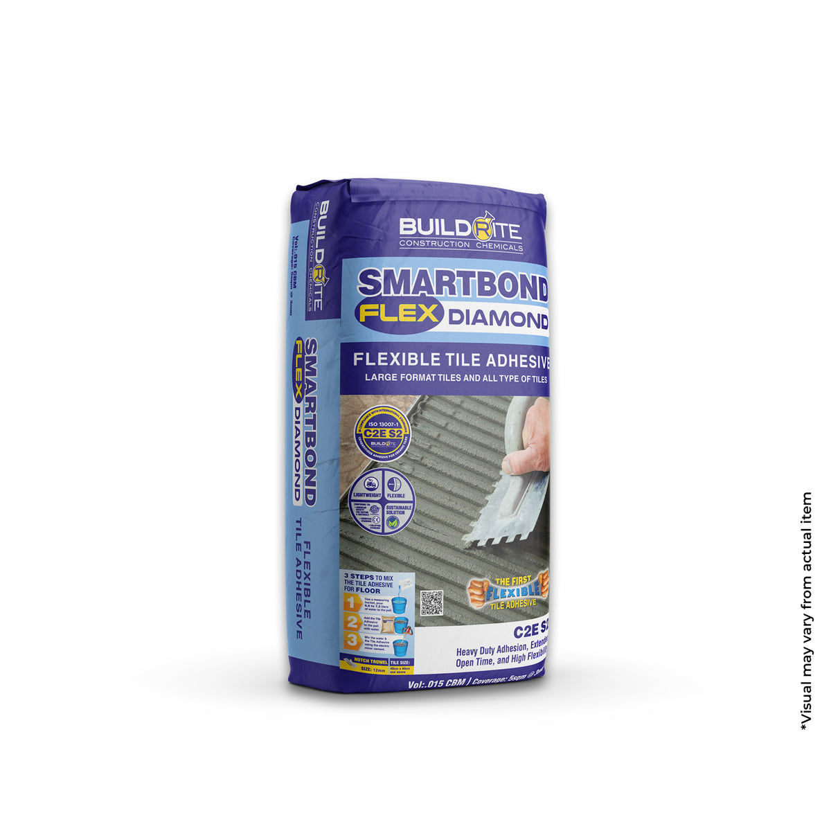 BUILDRITE SMARTBOND FLEX DIAMOND - C2ES2 Flexible Tile Adhesive