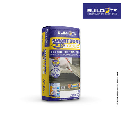 BUILDRITE SMARTBOND FLEX GOLD - C2S1 Flexible Tile Adhesive