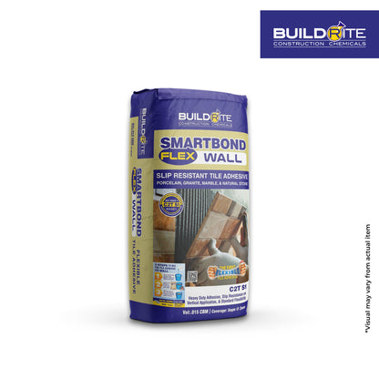 BUILDRITE SMARTBOND FLEX WALL C2TS1 0.015CBM - Slip Resistant Tile Adhesive